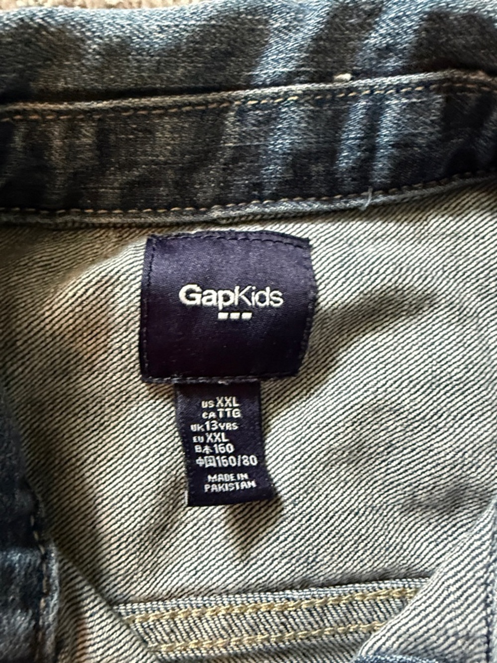 GAP Kids Denim Jacket in Light Blue - Picture 2 of 4